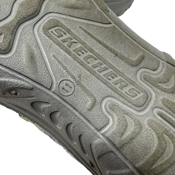 Skechers Women’s Size 11 Reggae Artsy Adjustable Strap Gray Sandals shoes - Picture 8 of 10